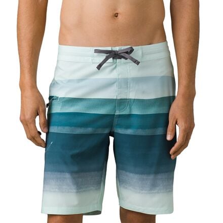 prAna - Fenton 9in Boardshort - Men's - Aquamarine Stripe