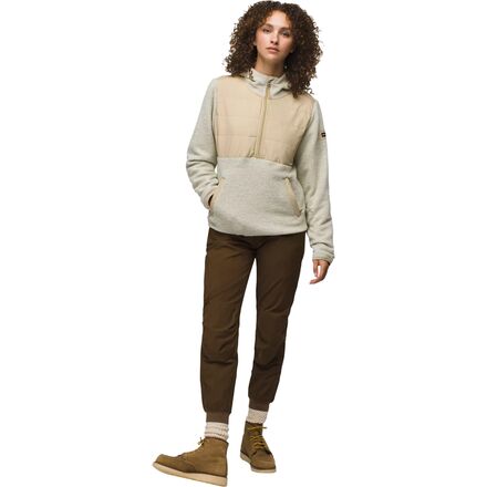 prAna - IncrediWool 1/2-Zip Hooded Jacket - Women's