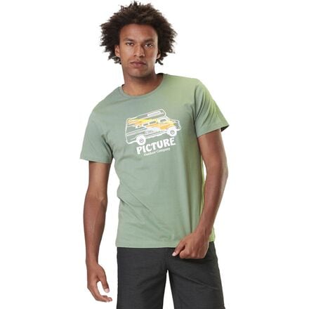 Picture Organic - Custom Van T-Shirt - Men's - Green Spray