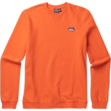 Picture Organic - Outdoor Back Print Crew Sweatshirt - Men's - Orangeade