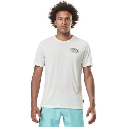 Picture Organic - Timont Short-Sleeve Surf T-Shirt - Men's - Smoke White
