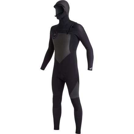 Quiksilver - 5/4/3 Syncro Chest Zip GBS Hooded Wetsuit - Men's