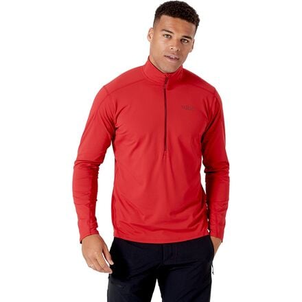 Rab - Flux Pull-On Top - Men's - Ascent Red