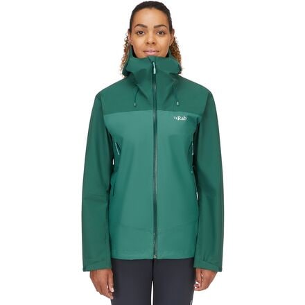 Rab - Khroma Latok GTX Jacket - Women's - Green Slate/Eucalyptus