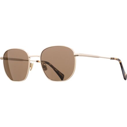 RAEN optics - Alameda Polarized Sunglasses - Satin Japan Gold/Tort/Smoke Brown