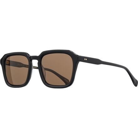 RAEN optics - Burel Polarized Sunglasses - Crystal Black/Smoke Brown