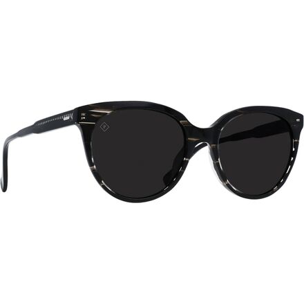 RAEN optics - Lily Polarized Sunglasses - Licorice/Dark Smoke POLAR