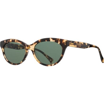 RAEN optics - Blondie 54 Polarized Sunglasses - Tokyo Champagne/Green Polarized