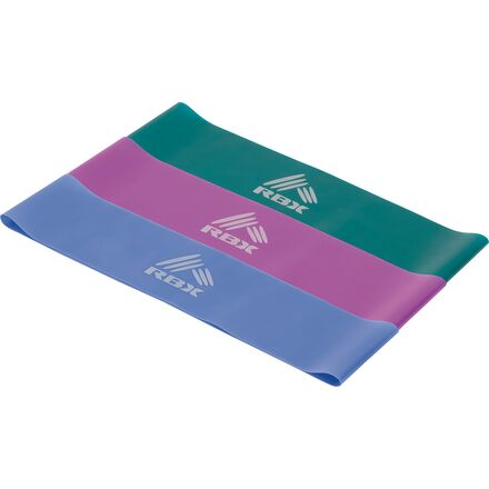 RBX - Looped Resistance Bands - 3-Pack - Cloud 9 Blue/Jaded/Orchid
