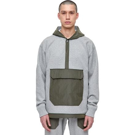Reigning Champ - Midweight Terry Relaxed Pullover Hoodie - Men's - Heather Grey/Sage