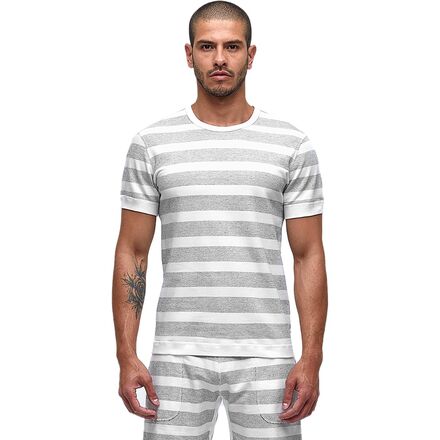 Reigning Champ - Striped Terry Reversible Crewneck - Men's