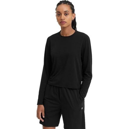 Reigning Champ - Cropped Tencel Jersey Long-Sleeve Top - Women's
