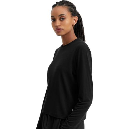 Reigning Champ - Cropped Tencel Jersey Long-Sleeve Top - Women's