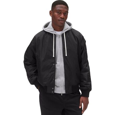 Econyl Satin Nylon Stadium Jacket - Men's