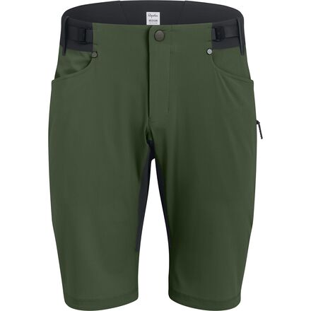 Rapha - Trail Lightweight Short - Men's - Deep Olive Green/Black