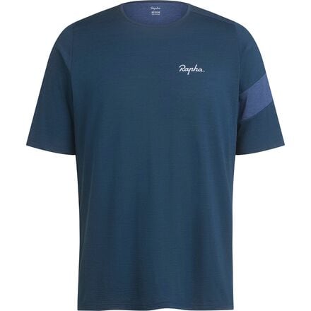 Rapha - Trail Merino Short-Sleeve T-shirt - Men's - Deep Blue/Black
