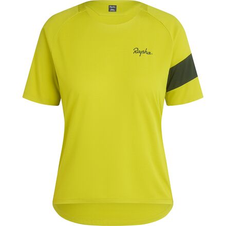 Rapha - Trail Technical T-Shirt - Women's - Gecko Yellow/Deep Olive Green