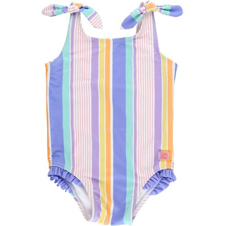 Ruffle Butts - Tie Shoulder One-Piece - Girls' - Rainbow Lane Stripe