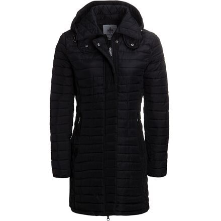 Rainforest - Micro Cire Quilted Hooded Thermoluxe Parka - Women's