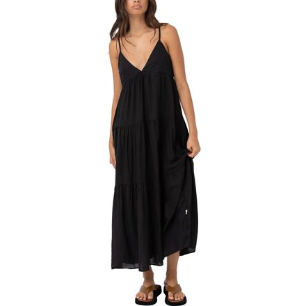 Rhythm - Classic Tiered Midi Dress - Women's