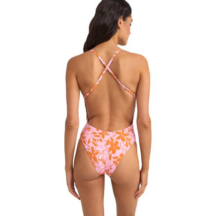 Rhythm - Bora Bora Floral Cross Back One-Piece Swimsuit - Women's