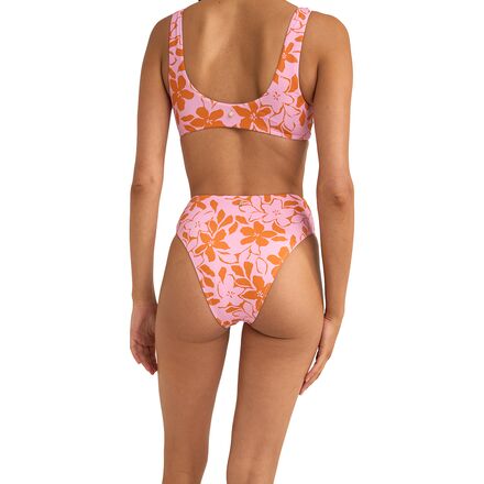 Rhythm - Bora Bora Floral Hi Waist Bikini Bottom - Women's