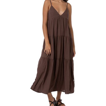 Rhythm - Classic Tiered Midi Dress - Women's