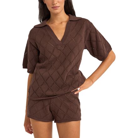 Rhythm - Islander Collared Knit Shirt - Women's