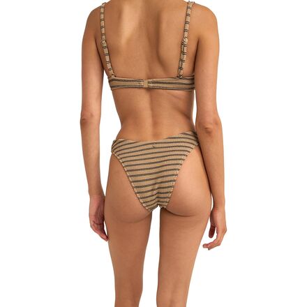Rhythm - Sol Stripe Hi Cut Bikini Bottom - Women's
