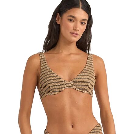 Sol Stripe Underwire Bikini Top - Women's