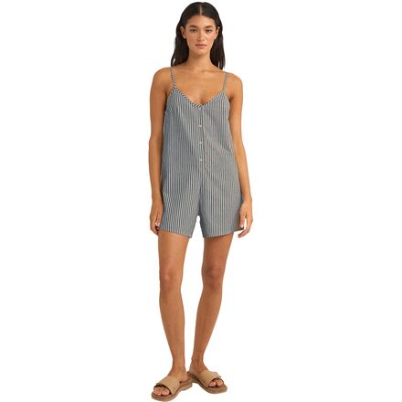 Valley Stripe Adjustable Romper - Women's