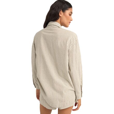 Rhythm - Valley Stripe Oversized Shirt - Women's