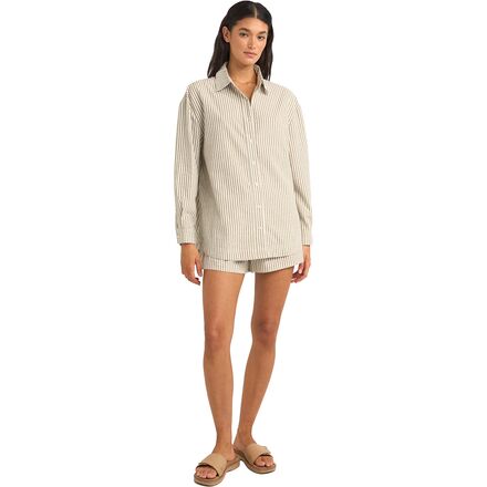 Rhythm - Valley Stripe Oversized Shirt - Women's