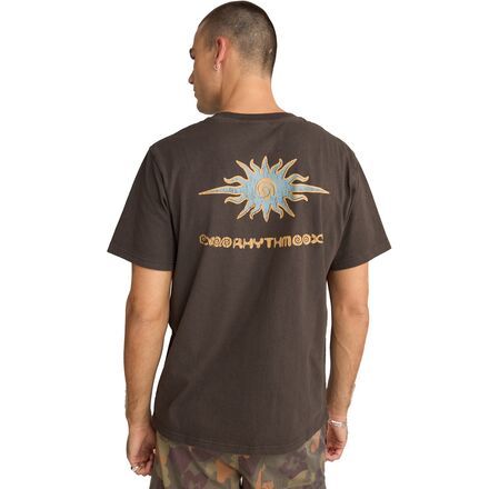 Flame Printed Vintage Short-Sleeve T-Shirt - Men's