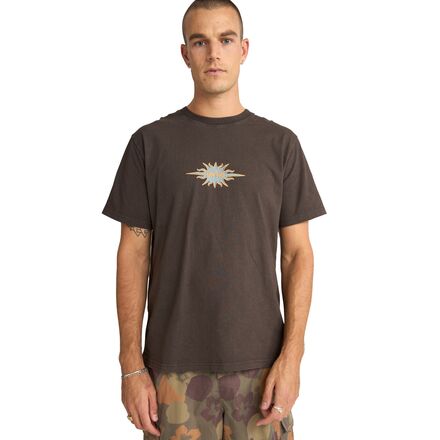 Rhythm - Flame Printed Vintage Short-Sleeve T-Shirt - Men's