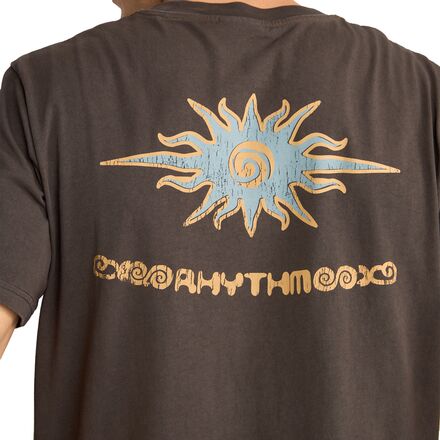 Rhythm - Flame Printed Vintage Short-Sleeve T-Shirt - Men's
