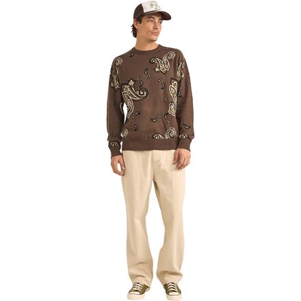 Rhythm - Mohair Paisley Knit Sweater - Men's