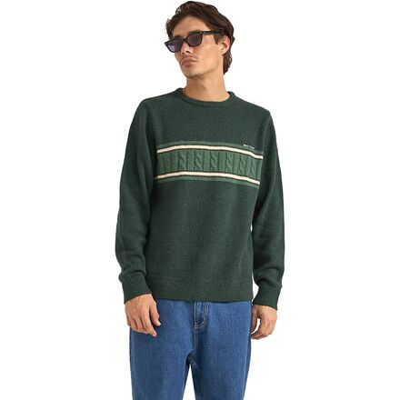 Rhythm - Mohair Stripe Knit Sweater - Men's