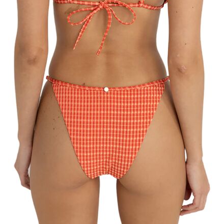 Rhythm - Lola Check Soft Side Holiday Bikini Bottom - Women's