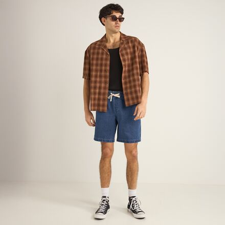 Rhythm - Relaxed Shadow Check Short-Sleeve Shirt - Men's