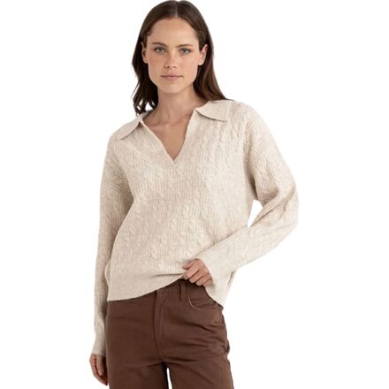 Lexie V-Neck Collared Jumper - Women's