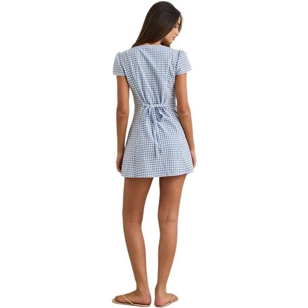 Rhythm - Lola Check Cap Sleeve Mini Dress - Women's