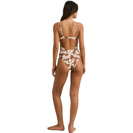 Rhythm - Melia Floral Tie Front One-Piece Swimsuit - Women's