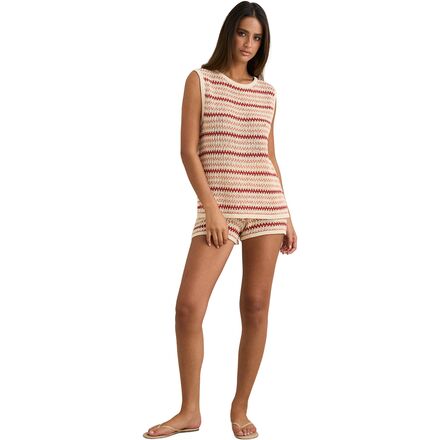 Rhythm - Tami Stripe Knit Longline Tank Top - Women's