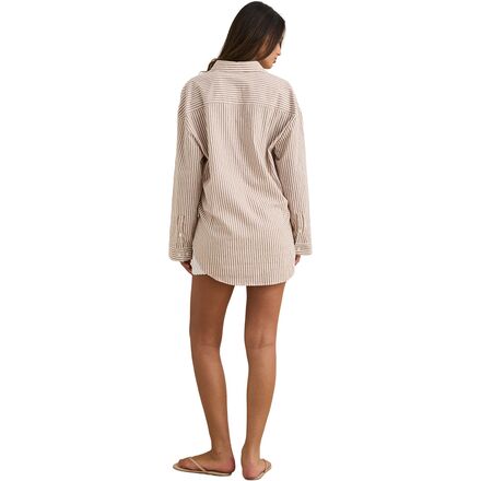 Rhythm - Valley Stripe Oversized Shirt - Women's