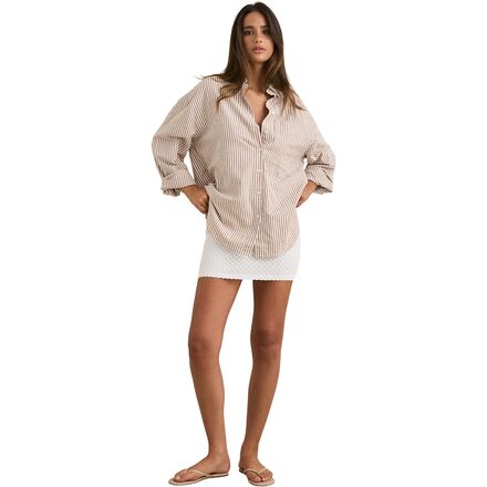 Rhythm - Valley Stripe Oversized Shirt - Women's