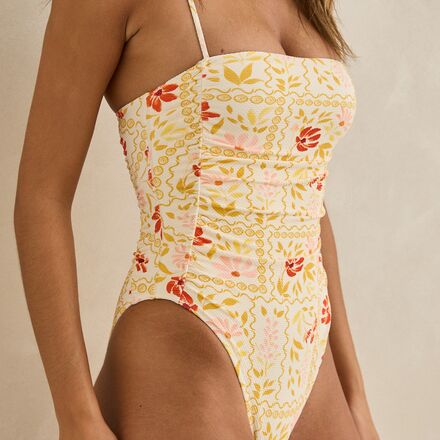 Rhythm - Wildflower Scrunched Side One-Piece Swimsuit - Women's