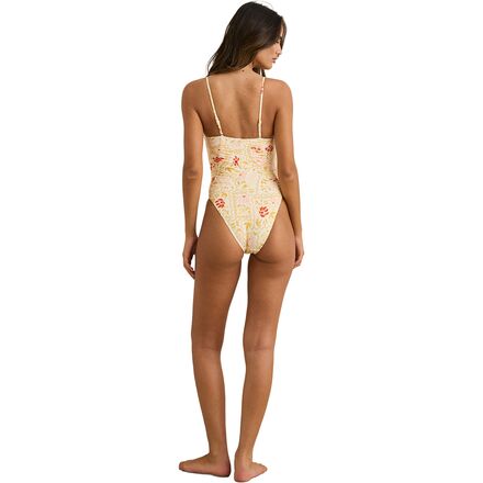 Rhythm - Wildflower Scrunched Side One-Piece Swimsuit - Women's