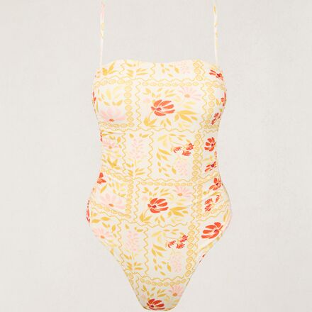 Rhythm - Wildflower Scrunched Side One-Piece Swimsuit - Women's