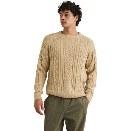 Rhythm - Mohair Fishermans Knit Sweater - Men's